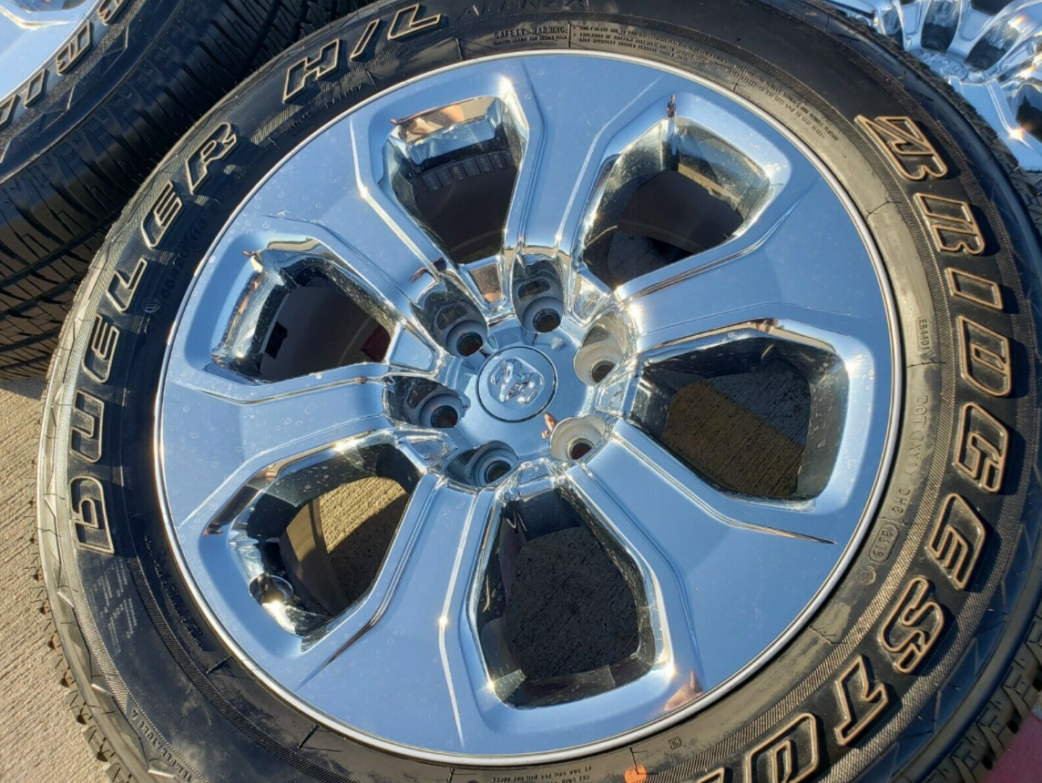 20" Dodge Ram 1500 OEM 2021 Chrome Clad Big HORN wheels NEW
